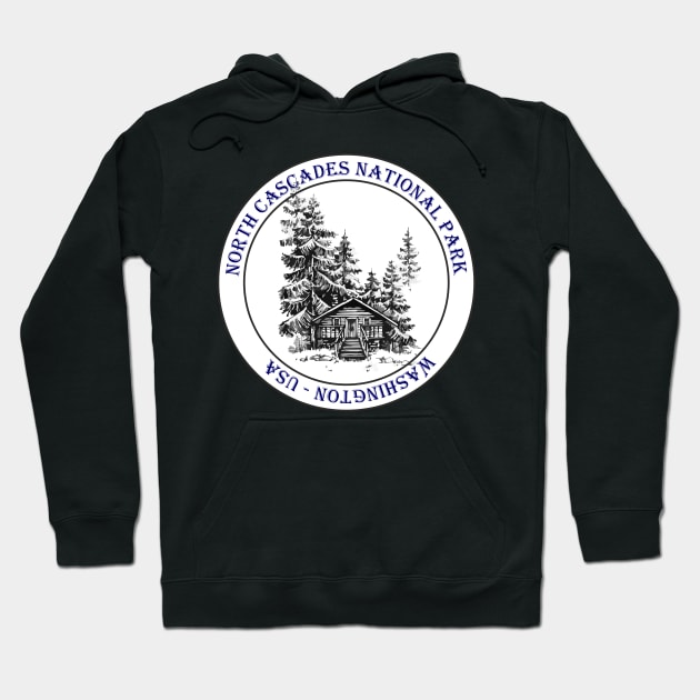 NORTH CASCADES NATIONAL PARK Hoodie by CHRONIN